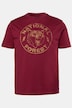 T-shirt, halve mouw, print op de borst, tot 8XL