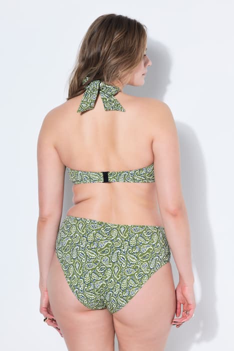 Bikini-Top, Softcups, Paisley Print, Neckholder