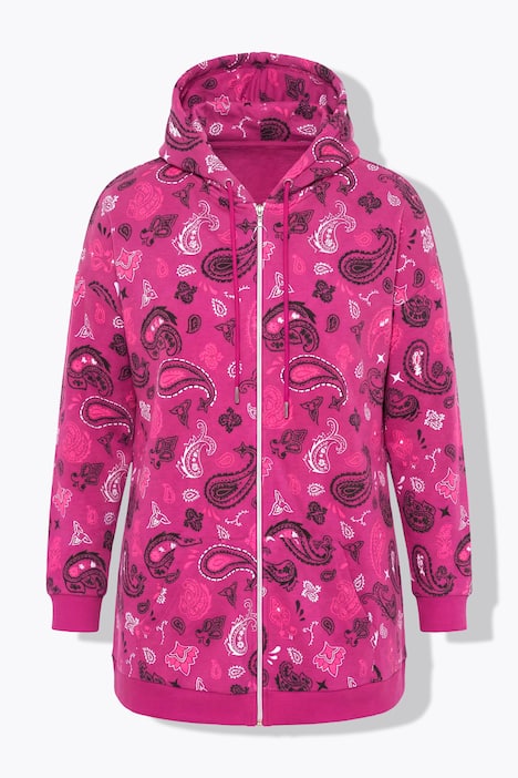 Oversized Paisley Hoodie