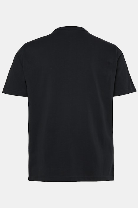 T-Shirt, Halbarm, Brustprint, bis 8 XL
