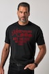 T-Shirt, Halbarm, Brustprint, bis 8 XL