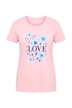 Tričko, pohodlný volný střih, nápis LOVE