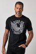 T-Shirt, Halbarm, Brustprint, bis 8 XL
