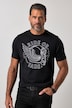 T-Shirt, Halbarm, Brustprint, bis 8 XL