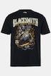 T-shirt, halve mouw, print op de borst, tot 8XL