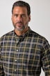 Chemise à carreaux, manches longues et petit col à pointes boutonnées, coupe Modern Fit - jusqu'au 8 XL