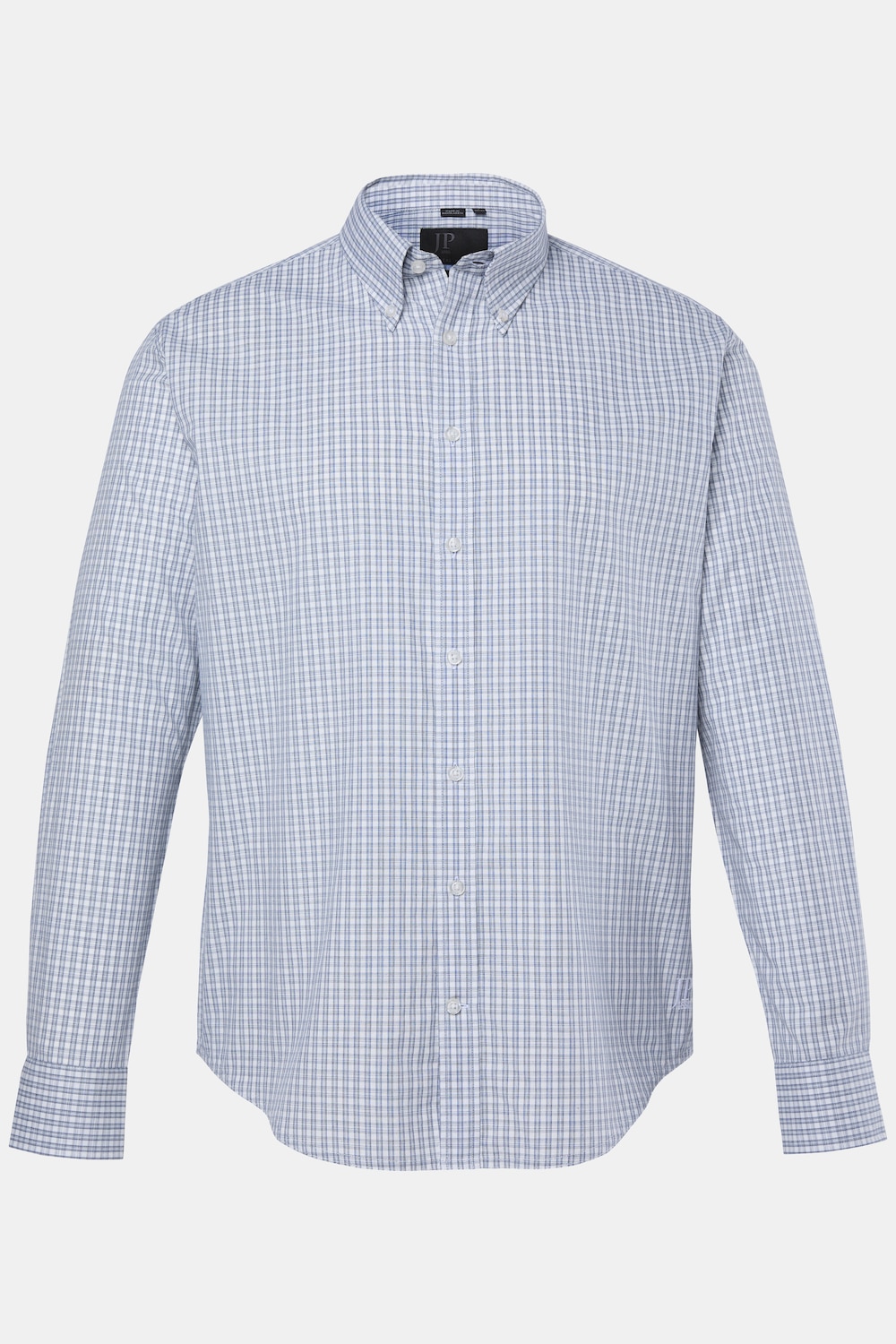 Geruit overhemd, lange mouwen, modern fit, buttondown kraag, tot 8XL