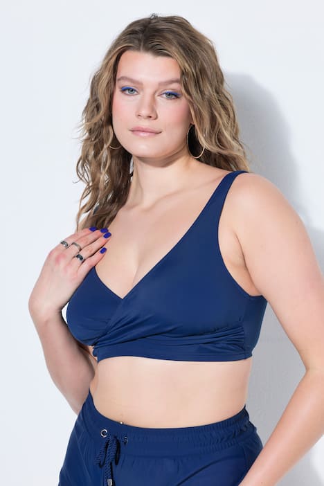 Bikini, Zweiteiler, drapierte Büste, Softcups