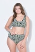Bikini-Top mit Color-Leo und herausnehmbaren Softcups