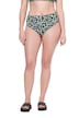 Spodní díl bikin, leopardí vzor, vysoký pas, tvarující