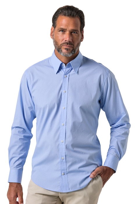 Košile, dlouhé rukávy, moderní střih, celoplošný potisk, přehnutý košilový límec s knoflíky, do velikosti 8XL