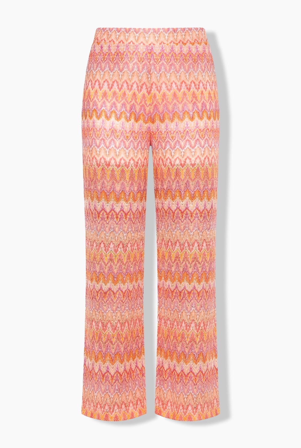 Stora storlekar Stickad byxa, Dam, rosa, storlek: 56, Polyester, Angel of Style