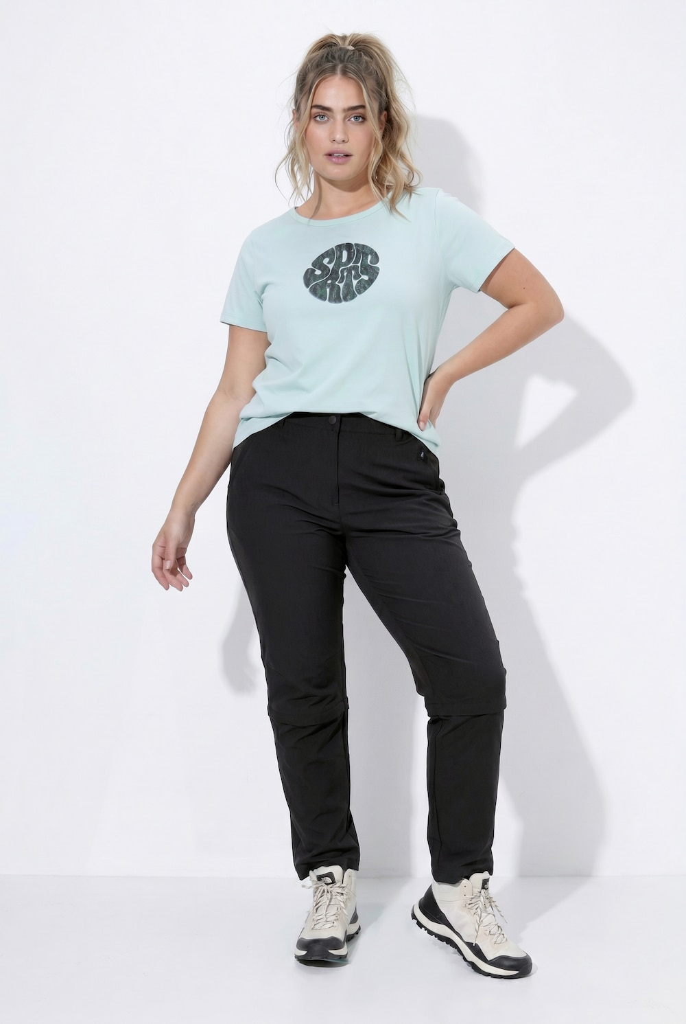 Functionele broek, afneembare pijpen, comfortabele tailleband, ritzakken