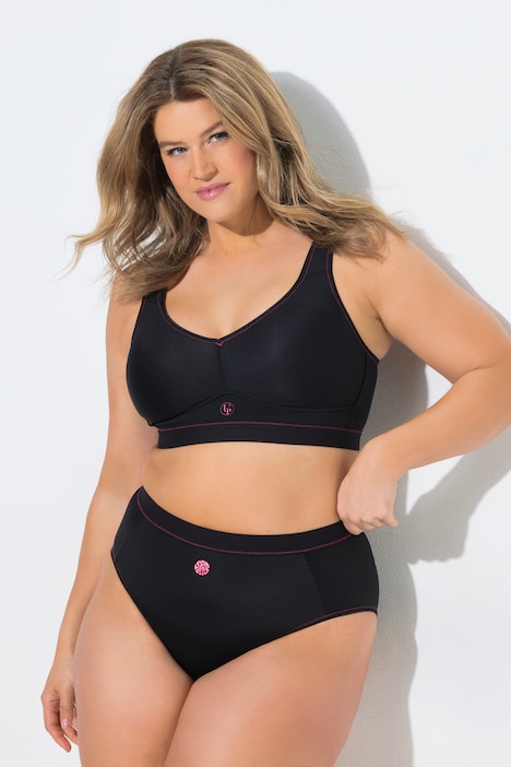 Midi-slip, voor sport, ademende mesh inzetstukken