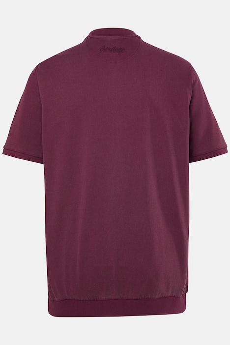 Poloshirt, Buik-Fit, piqué, korte mouwen, vintage look, XXL tot 8XL