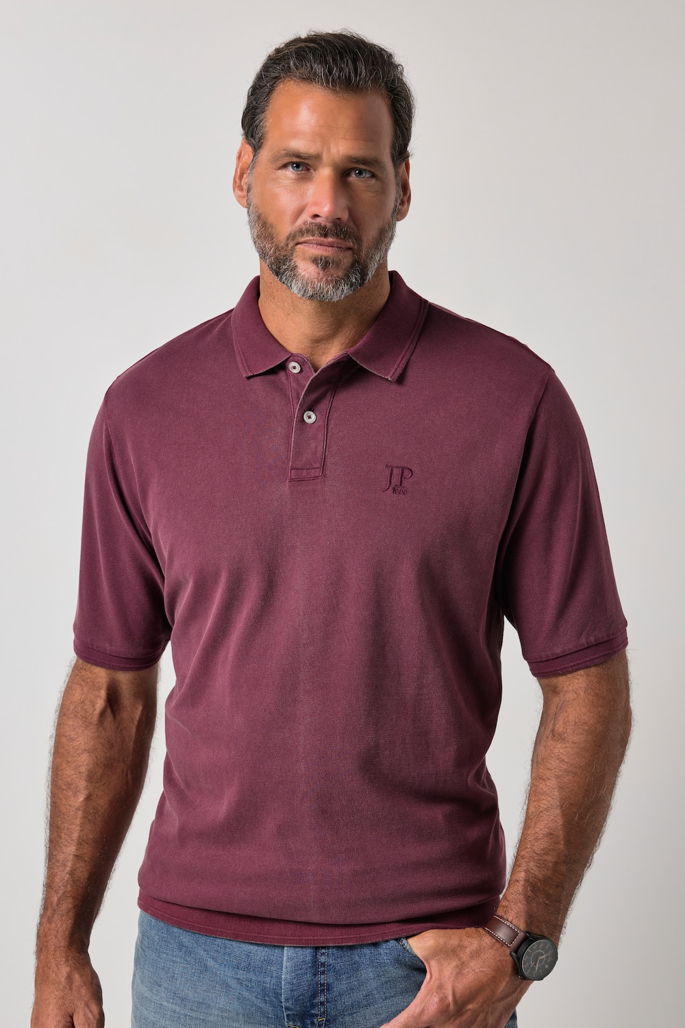 Poloshirt, Buik-Fit, piquÃ©, korte mouwen, vintage look, XXL tot 8XL