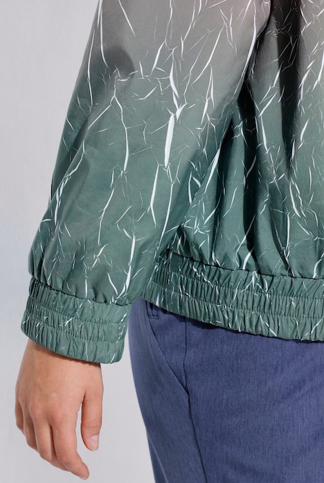 Funktionsjacke, Farbverlauf, Kapuze, wasserabweisend