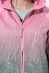 Funktionsjacke, Farbverlauf, Kapuze, wasserabweisend
