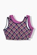 2 Pack Eco Cotton Bralettes- Argyle
