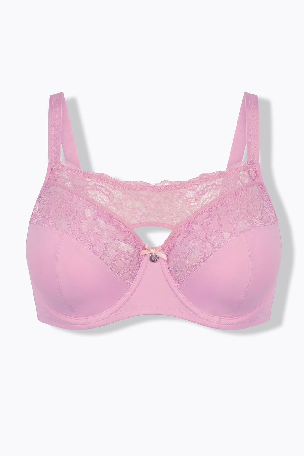 Stora storlekar TruYou bygel-bh, Dam, rosa, storlek: 95F, Syntetfibrer/Elastan, Ulla Popken