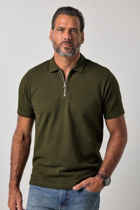 Koszulka polo, rękaw 1/2, pika, zamek błyskawiczny, do rozm. 8 XL