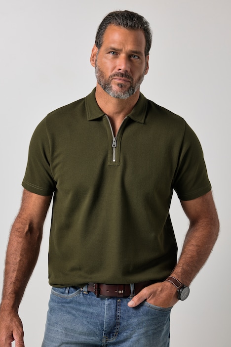 Koszulka polo, rękaw 1/2, pika, zamek błyskawiczny, do rozm. 8 XL