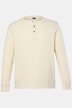 Henley, Langarm, Knopfleiste, bis 8 XL