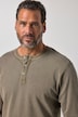 Henley, Langarm, Knopfleiste, Vintage Look, bis 8 XL