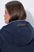 Funktionsmantel, Kapuze, 2-Wege Zipper, reflektierender Print