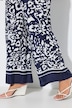 Pantalon à enfiler, jambe large, motif animal et taille élastique