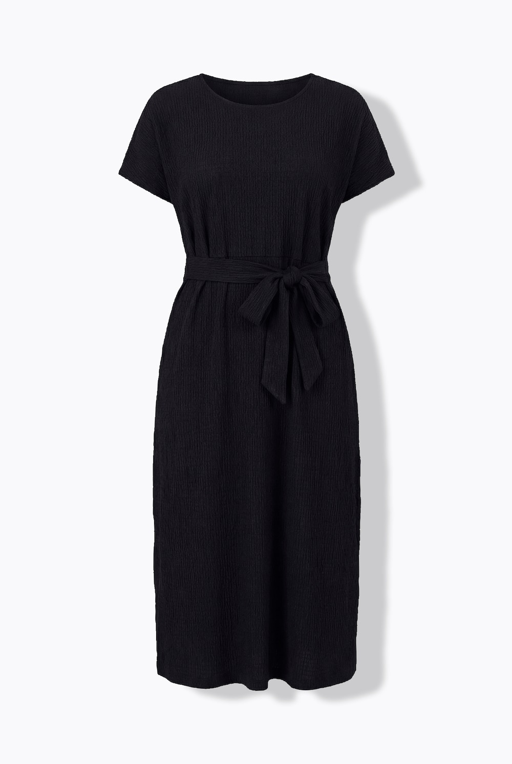 Stora storlekar Jerseyklänning, Dam, svart, storlek: 42, Polyester, Mia Moda