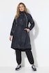 Parka de pluie imperméable, capuche et fermeture à glissière à double sens