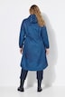 Regenparka, wasserdicht, Kapuze, 2-Wege-Zipper
