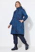 Regenparka, wasserdicht, Kapuze, 2-Wege-Zipper