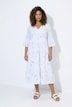 Maxikleid, A-Linie, Boho-Style, 3/4-Ärmel