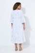 Maxikleid, A-Linie, Boho-Style, 3/4-Ärmel