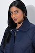 Steppjacke, A-Linie, Hemdkragen, 2-Wege-Zipper
