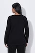 Pullover, 3D-Blüten, Perlen, V-Ausschnitt, Langarm