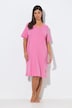 Bigshirts, set van 2, bloemen/olifanten, V-hals, korte mouwen