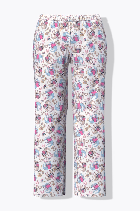 Pyjama, Elefanten, V-Ausschnitt, Halbarm, Taschen