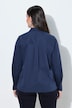 Bluse, Ziersteine, Pailletten, Hemdkragen, Langarm