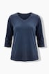 Shirt, Classic, V-Ausschnitt, 3/4-Arm