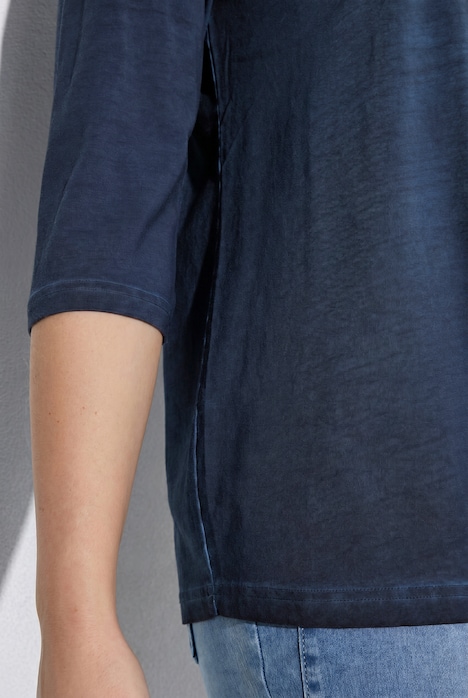 Shirt, Classic, V-Ausschnitt, 3/4-Arm