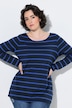 Shirt, Ringel, Classic, U-Boot-Ausschnitt, Langarm