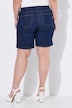 Jeans-Shorts, weites Bein, Patch, 5-Pocket