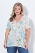T-Shirt, Comfort Fit, Blumenmuster