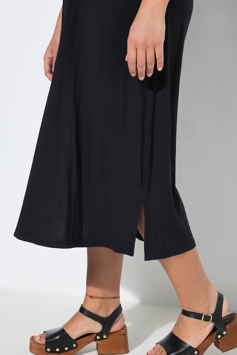 Kleid, A-Linie, geflochtene Träger