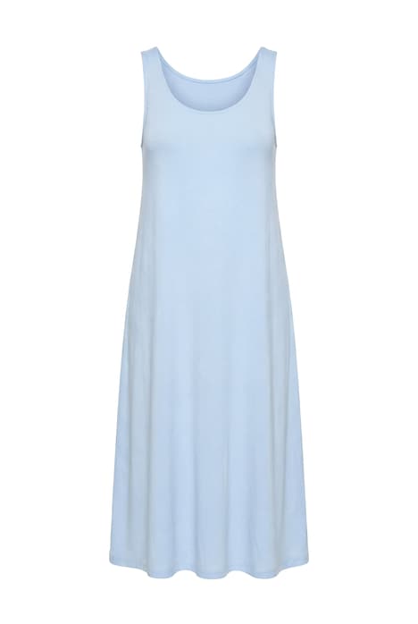 Šaty, áčkový střih, pletená ramínka