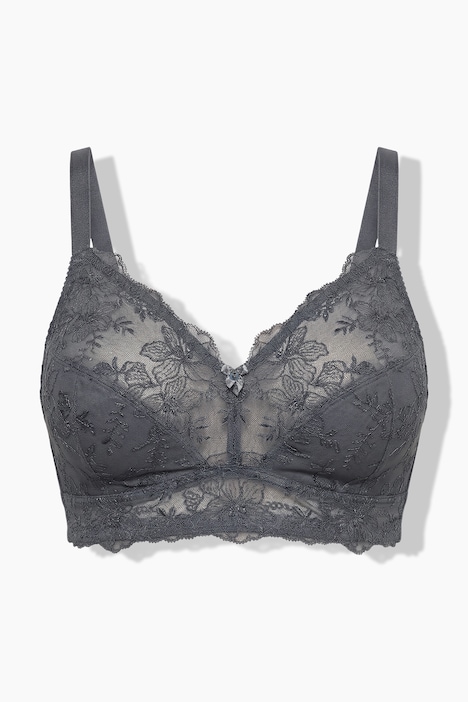 Entlastungs-BH, Stickspitze, ohne Bügel, Cup B - H