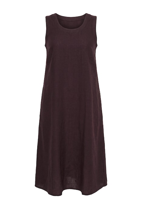 Šaty, lněná směs, áčkový střih